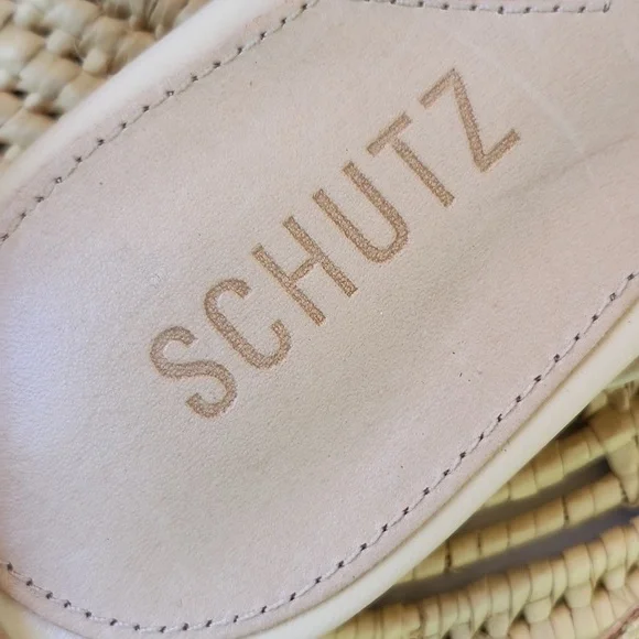 NIB SCHUTZ TINAH LEATHER SANDAL - Picture 6 of 14